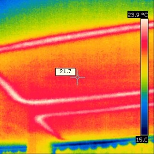 Analyse thermographique par caméra infrarouge